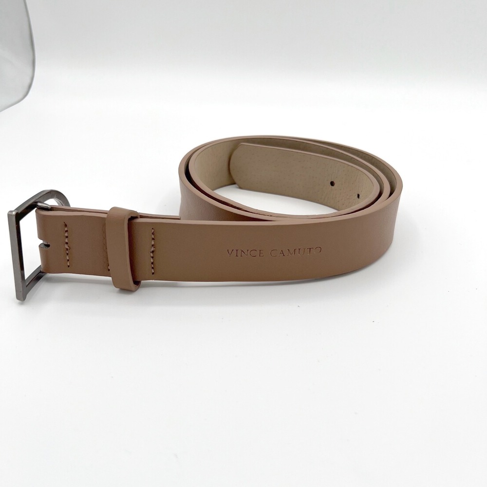 Vince Camuto Womens Leather Belt Brown Casual Fashion‎ Medium Classic Career